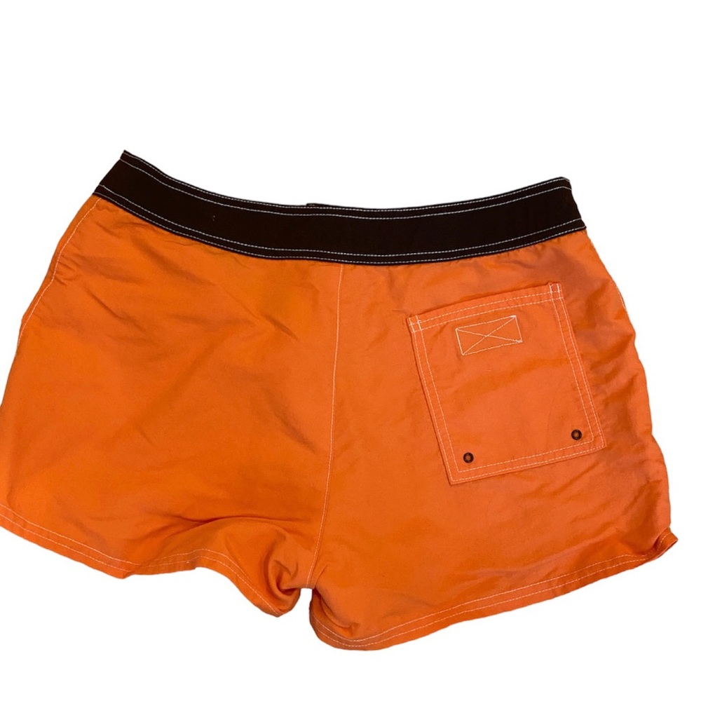 Gap Orange Blue Nylon Short Shorts M Summer Lightweight Athletic Casual Swim - Picture 5 of 6